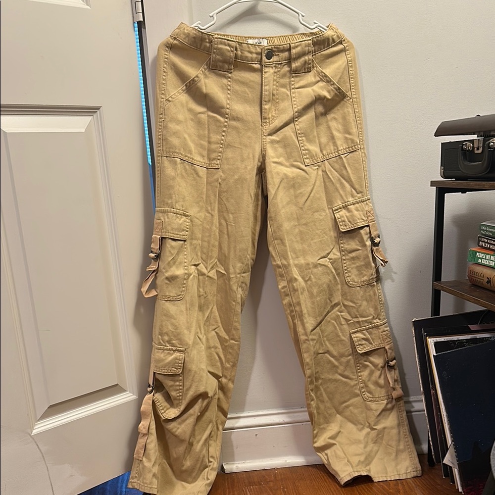 love, Fire Tan Cargo Pants Relaxed Fit Cotton Blend